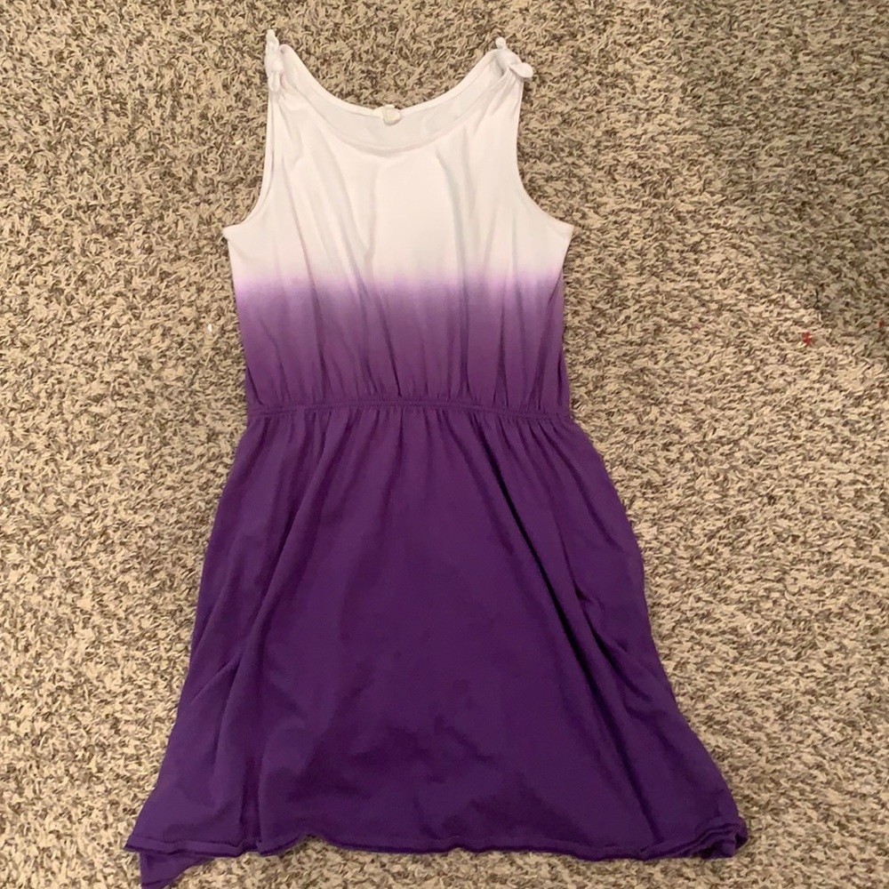 Purple kids dress